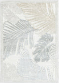 Seaside Blooms Collection Area Rug -  Tranquil Rectangle Gray Main