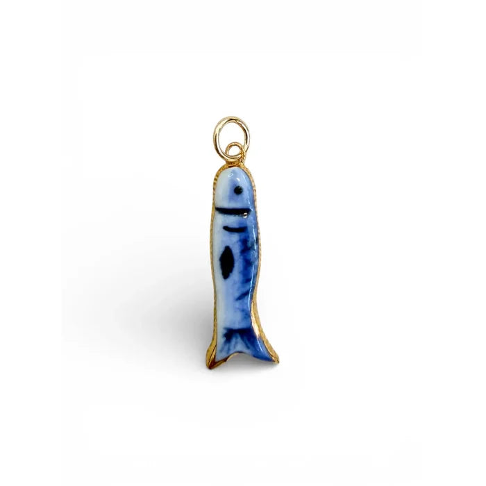 Shà Parlé Blue Fish Charm - Romantiques