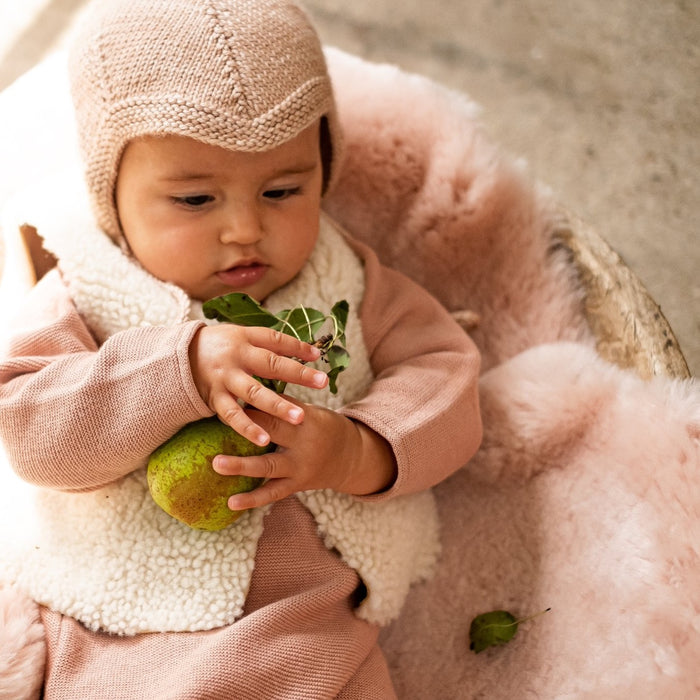 SHEEPSKIN PLAYMAT - Rose