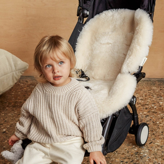 SHEEPSKIN SNUGGLER - chalk