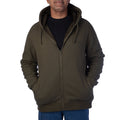 SHERPA-LINED BONDED THERMAL HOODED JACKET