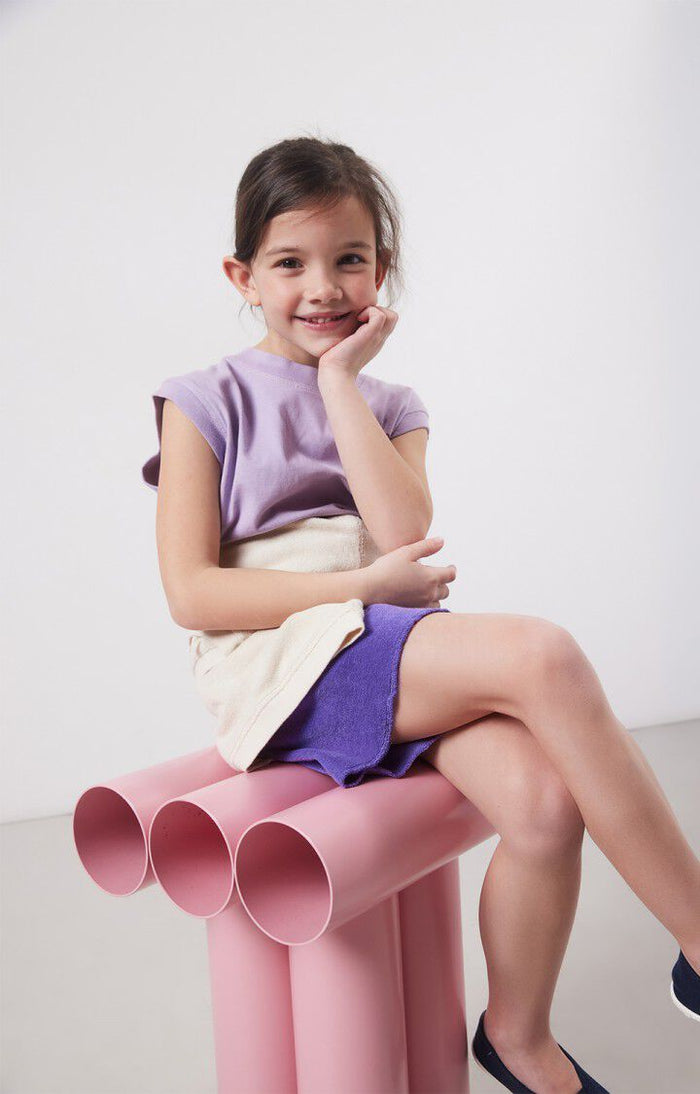Short Fuxow purple - kids