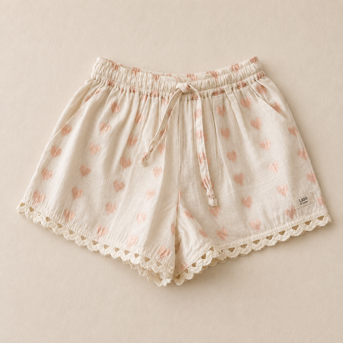 SHORTS HEARTS - KIDS