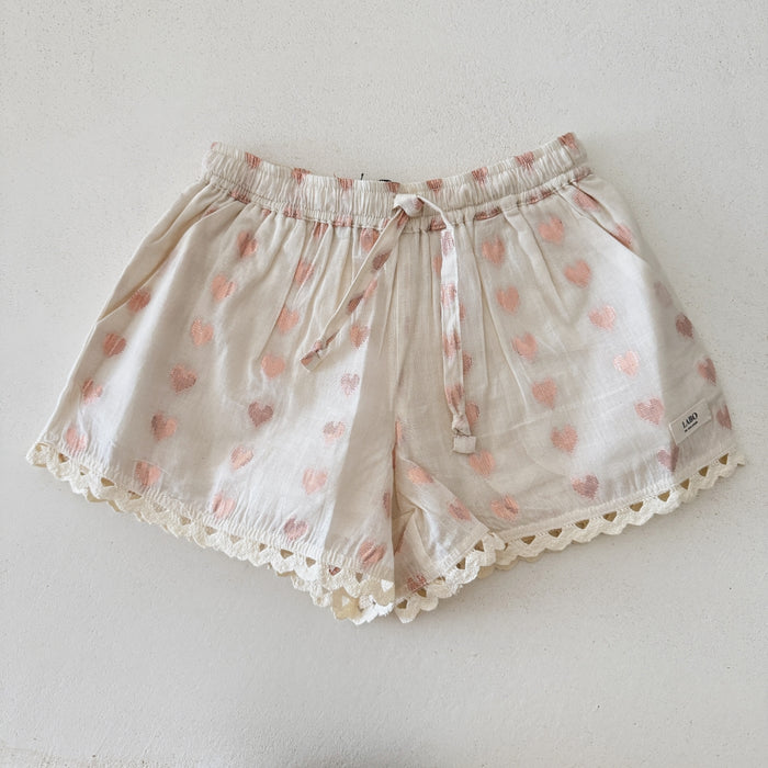 SHORTS HEARTS - KIDS