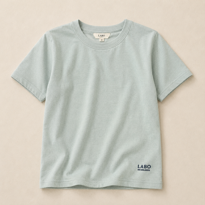 SHORTSLEEVE TEE GREEN MENTH MELAGE - KIDS