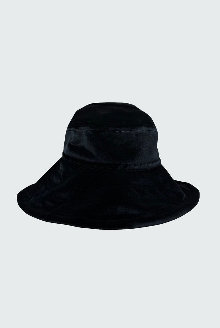 Watskin Sienna velvet sunhat shown against a plain white background
