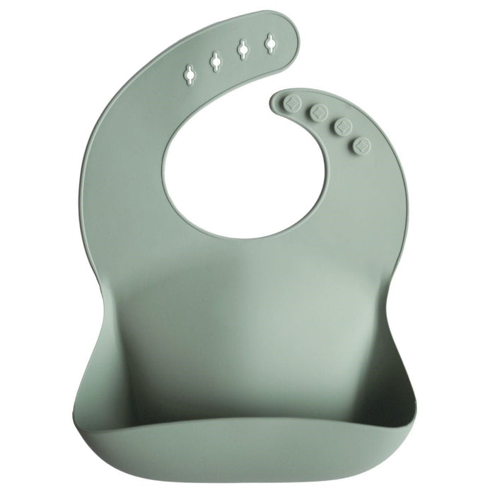 SILICONE BIBS - Cambridge Blue