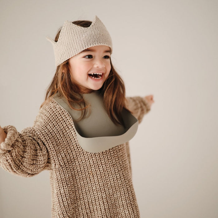 SILICONE BIBS - vanilla confetti