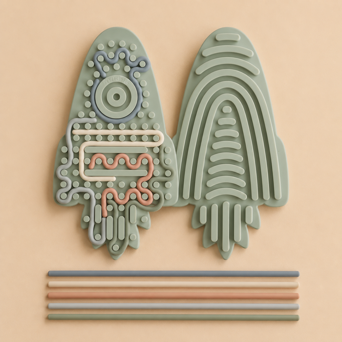 SILICONE SENSORY TOYS - rocket