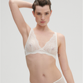 Simone Perele Karma Triangle Bralette in Ivory