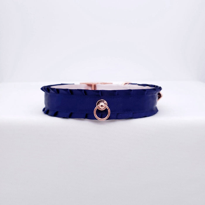 Simple Navy and Rose Gold Collar