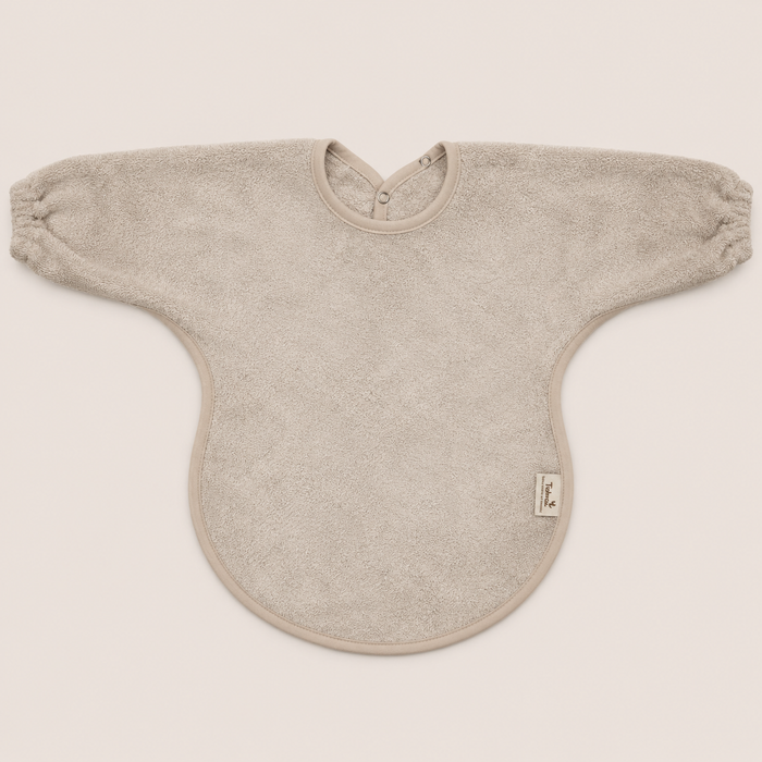SLAB MET MOUWEN - mét elastiek - Feather Grey