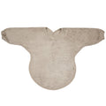SLAB MET MOUWEN - mét elastiek - Feather Grey