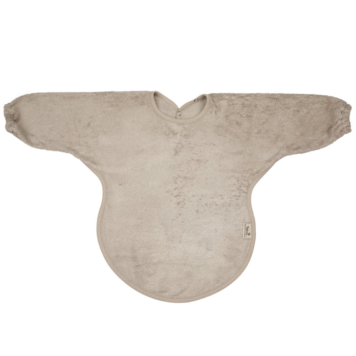 SLAB MET MOUWEN - mét elastiek - Feather Grey
