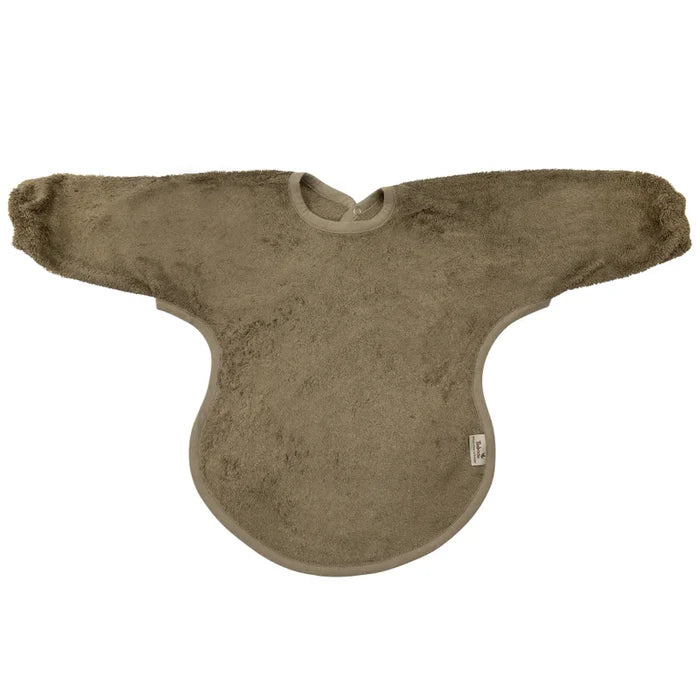 SLAB MET MOUWEN - mét elastiek - jungle green