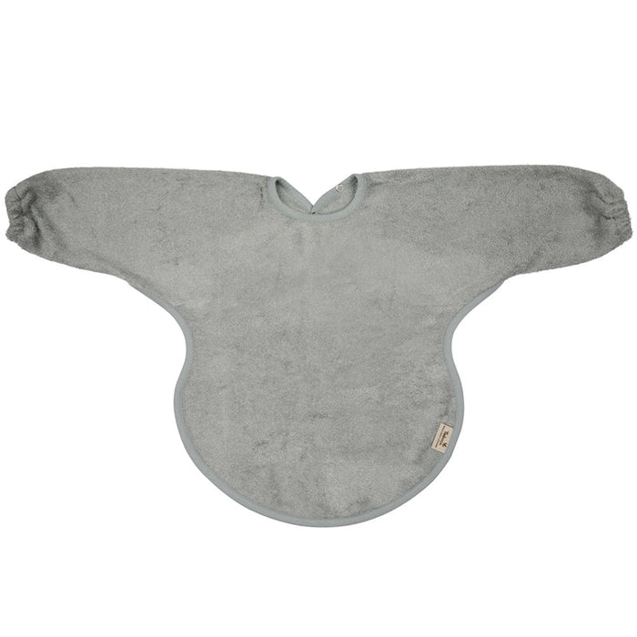 SLAB MET MOUWEN - mét elastiek - Moon blue