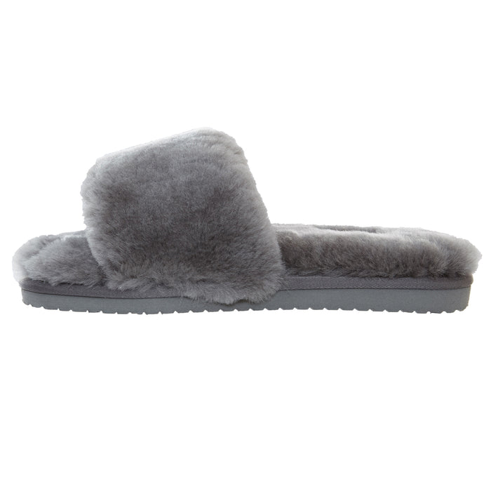 Smith's Work Wear Geninue Plush Australian  Shearling Slide Slippers  Womens Style : Wsm30018