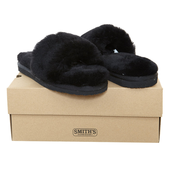 Smith's Work Wear Geninue Plush Australian  Shearling Slide Slippers  Womens Style : Wsm30018
