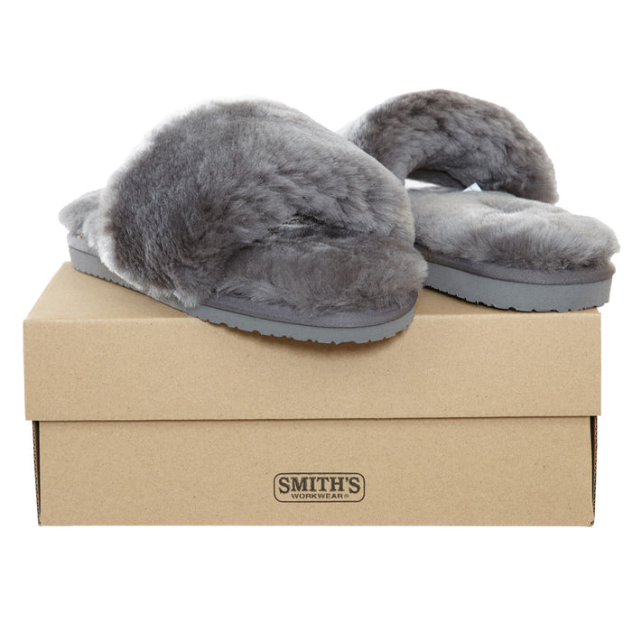 Smith's Work Wear Geninue Plush Australian  Shearling Slide Slippers  Womens Style : Wsm30018