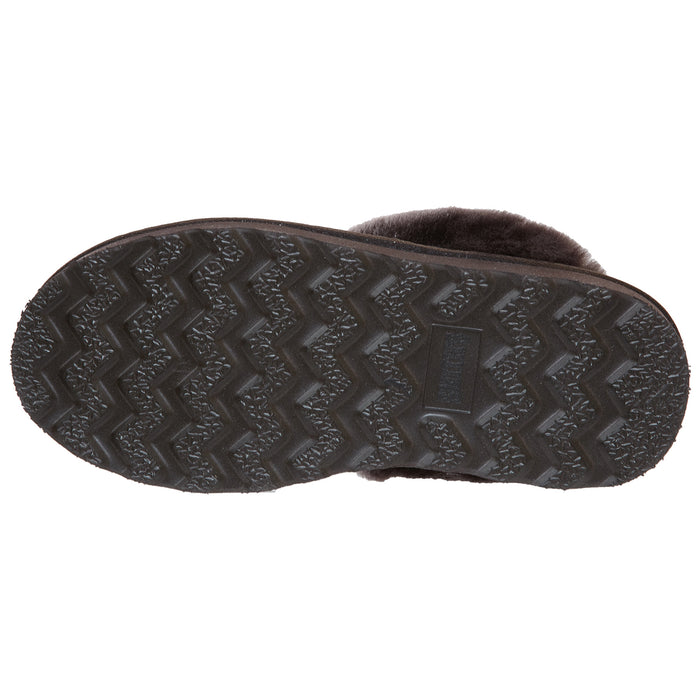Smith's Work Wear Geninue Plush Australian Shearling & Suede Mule Slippers Womens Style : Wsm30020