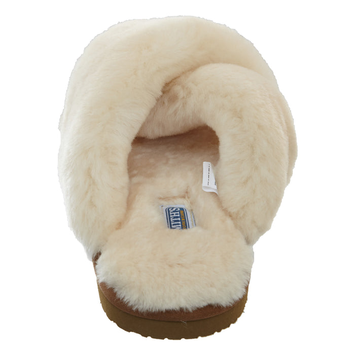 Smith's Work Wear Shearling Criss Cross Slipper Womens Style : Sm10007