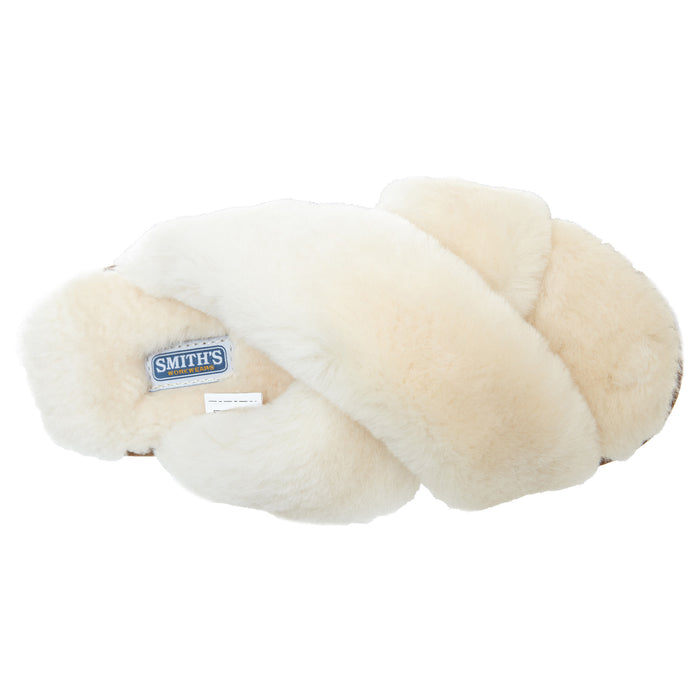 Smith's Work Wear Shearling Criss Cross Slipper Womens Style : Sm10007