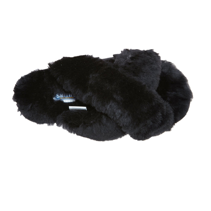 Smith's Work Wear Shearling Criss Cross Slipper Womens Style : Sm10007