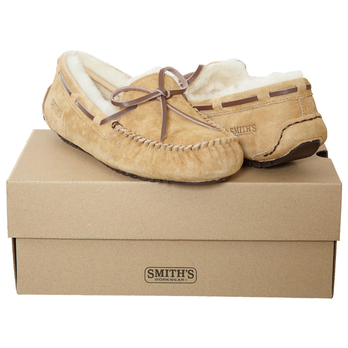 Smith's Work Wear Shearling Moccasin Slipper Womens Style : Sm10003