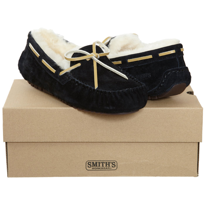 Smith's Work Wear Shearling Moccasin Slipper Womens Style : Sm10003