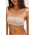 So Fine Lace Scallop Bralette in Tinted