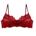 So Fine Lace Underwire Bra in Russet