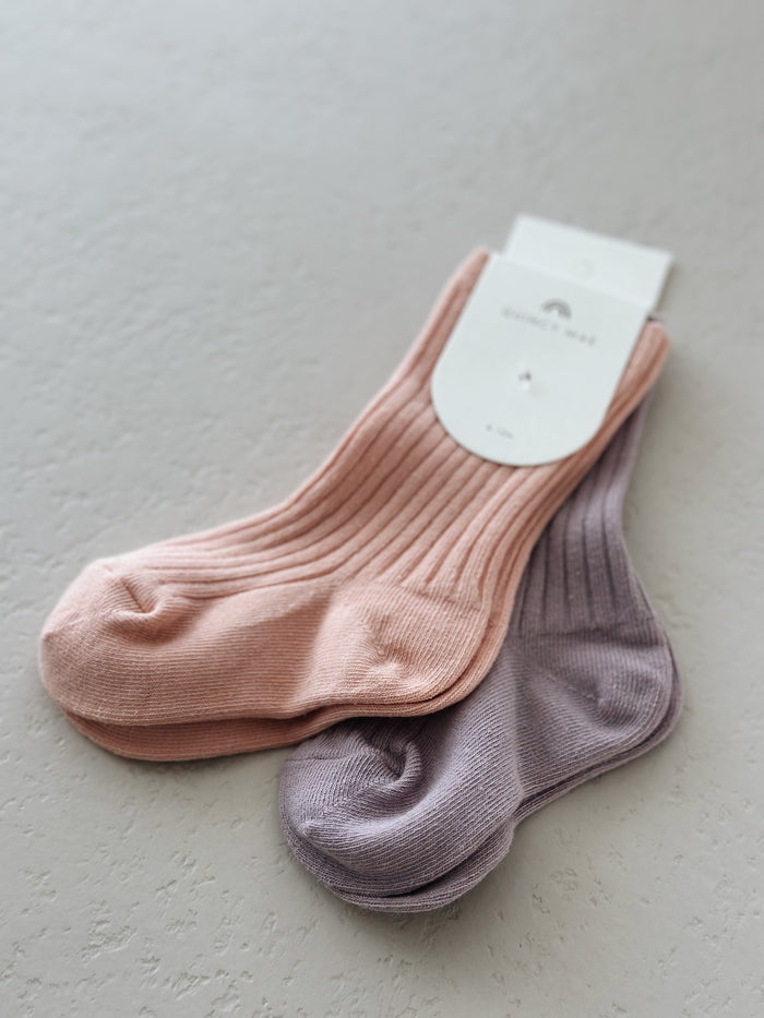 SOCK SET - MELON, LAVENDER