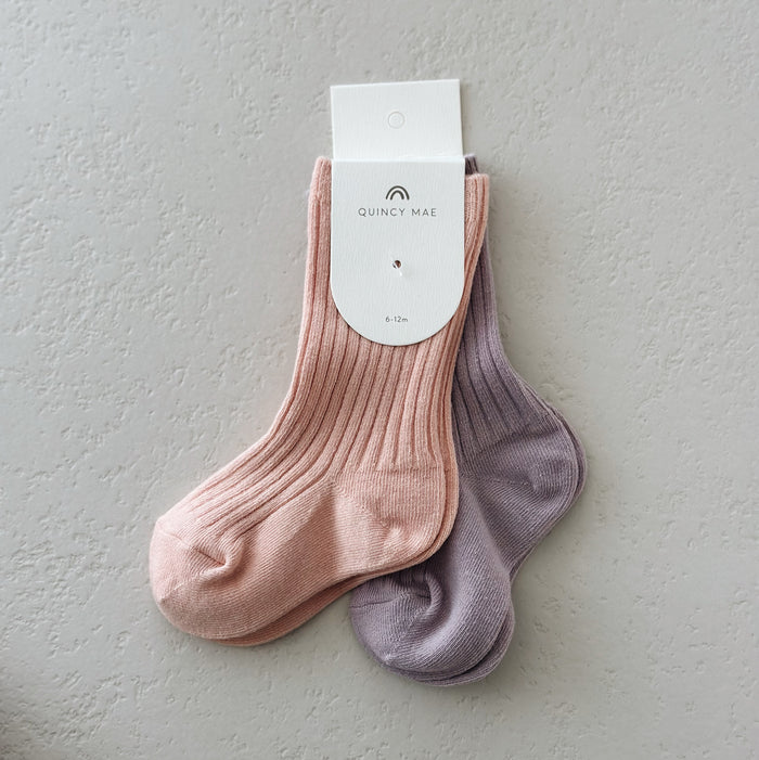 SOCK SET - MELON, LAVENDER