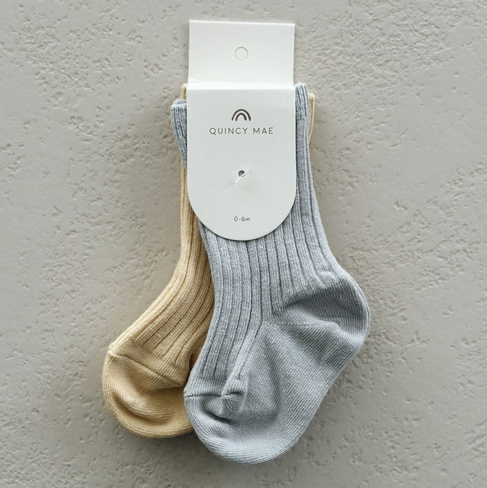 SOCK SET - SKY, YELLOW
