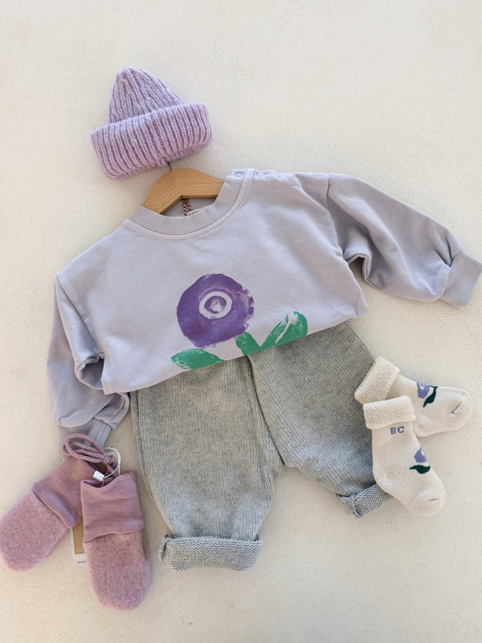 SOFT BABY PANTS - GREY