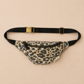 Soft Cotton Leopard Mini Fanny Pack