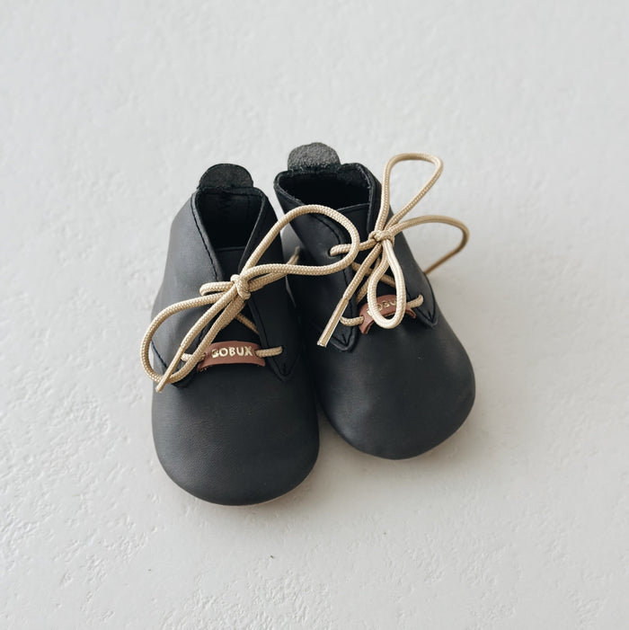 SOFT SOLE SHOE - DESERT LACE CHARCOAL