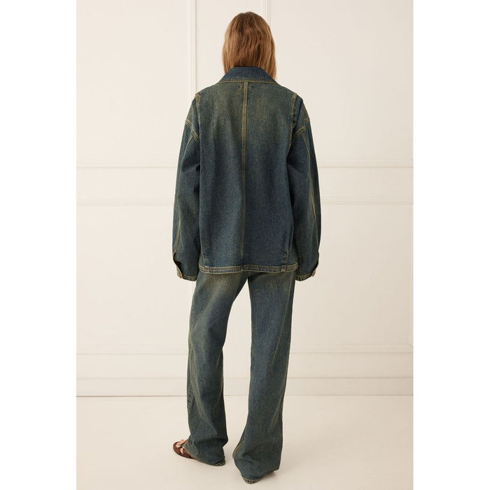 Spell Drew Denim Jacket in Dirty Indigo