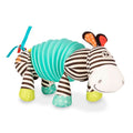 Accordion zebra plushie