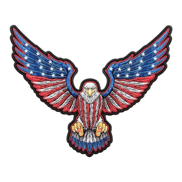 Star Spangle Banner American Flag Eagle Patch