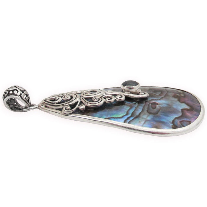Sterling Silver Abalone Pendant