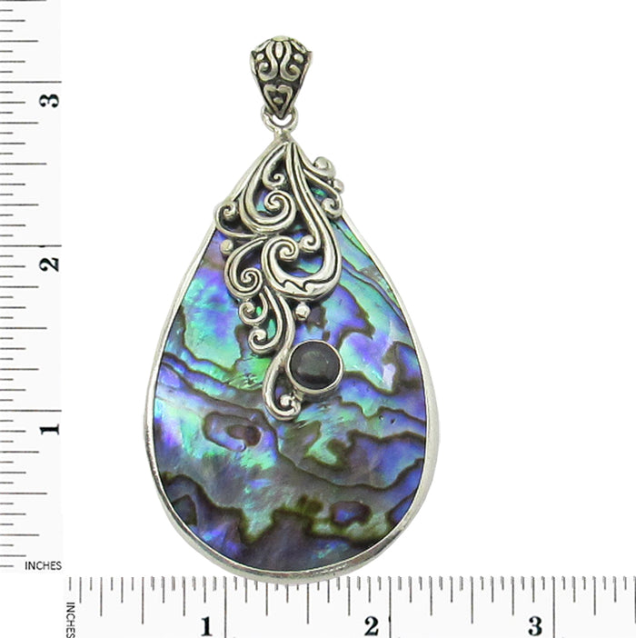 Sterling Silver Abalone Pendant