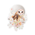 Sticker - 4 in - Pearl Owl Vinyl by Darcy Goedecke