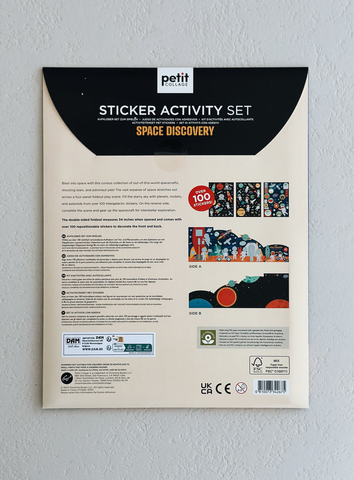 STICKERBOEK - ruimte