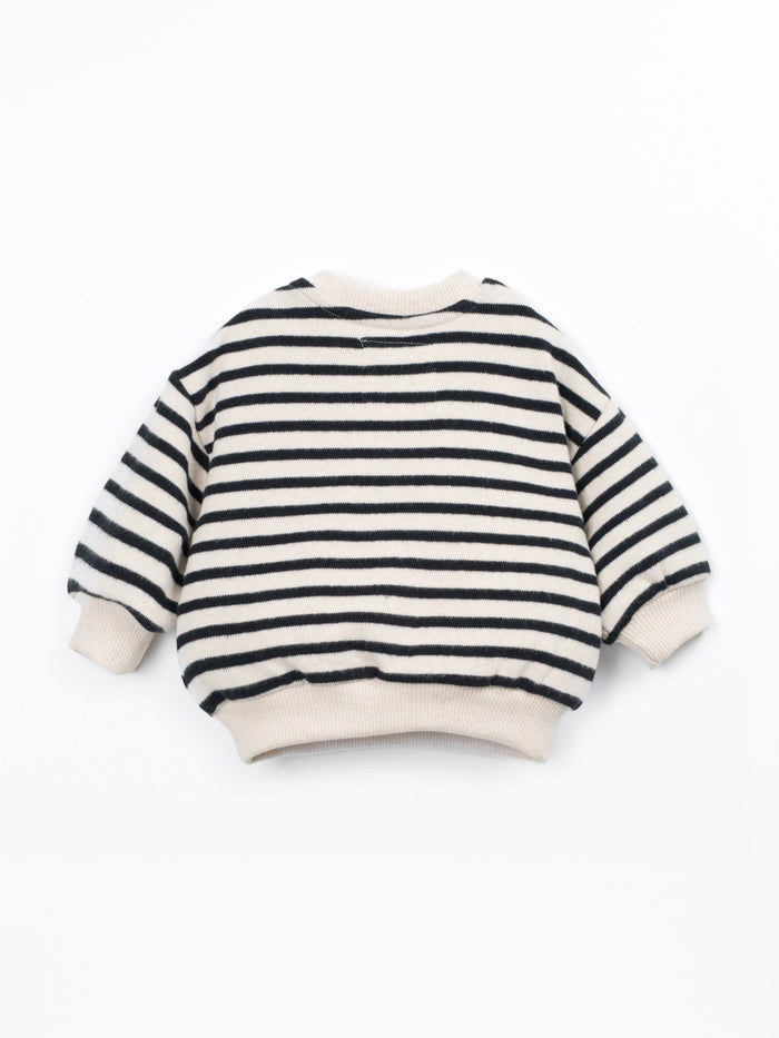 STRIPED JERSEY SWEATER - COCOON - Baby