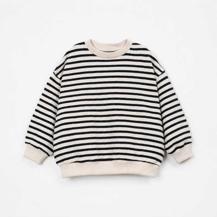 STRIPED JERSEY SWEATER - COCOON - Kids