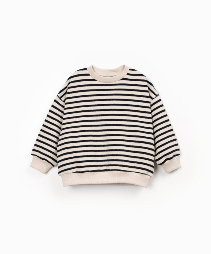 STRIPED JERSEY SWEATER - COCOON - Kids