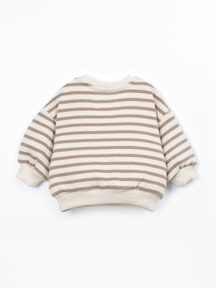 STRIPED JERSEY SWEATER - DRAWING - Baby