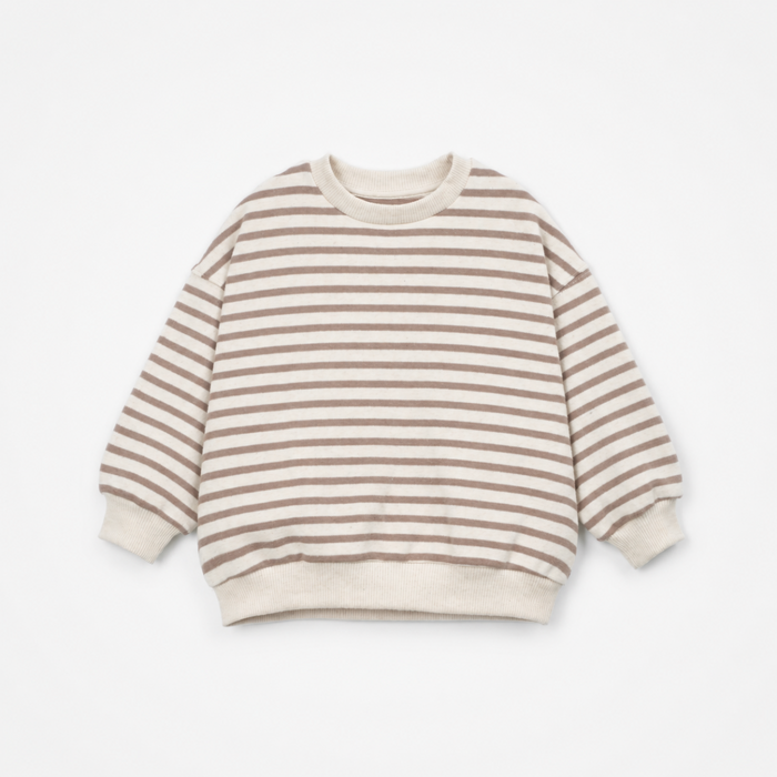 STRIPED JERSEY SWEATER - DRAWING - Kids