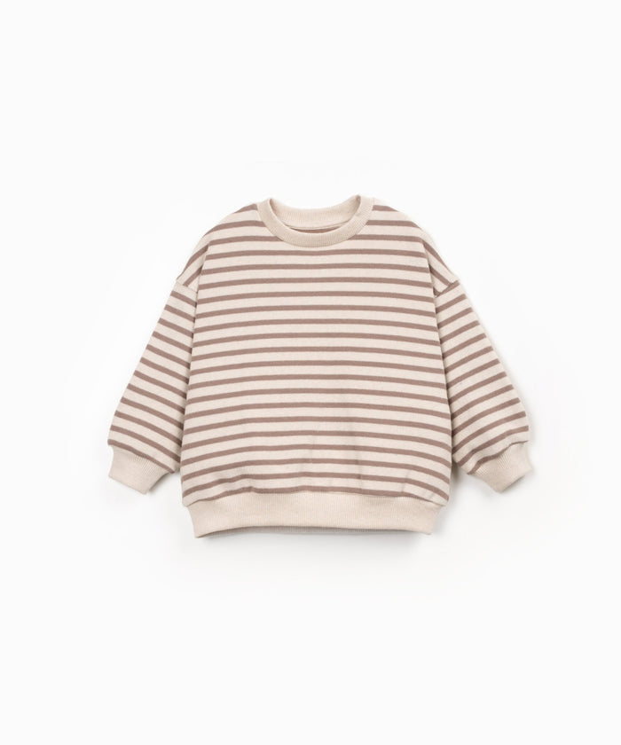 STRIPED JERSEY SWEATER - DRAWING - Kids